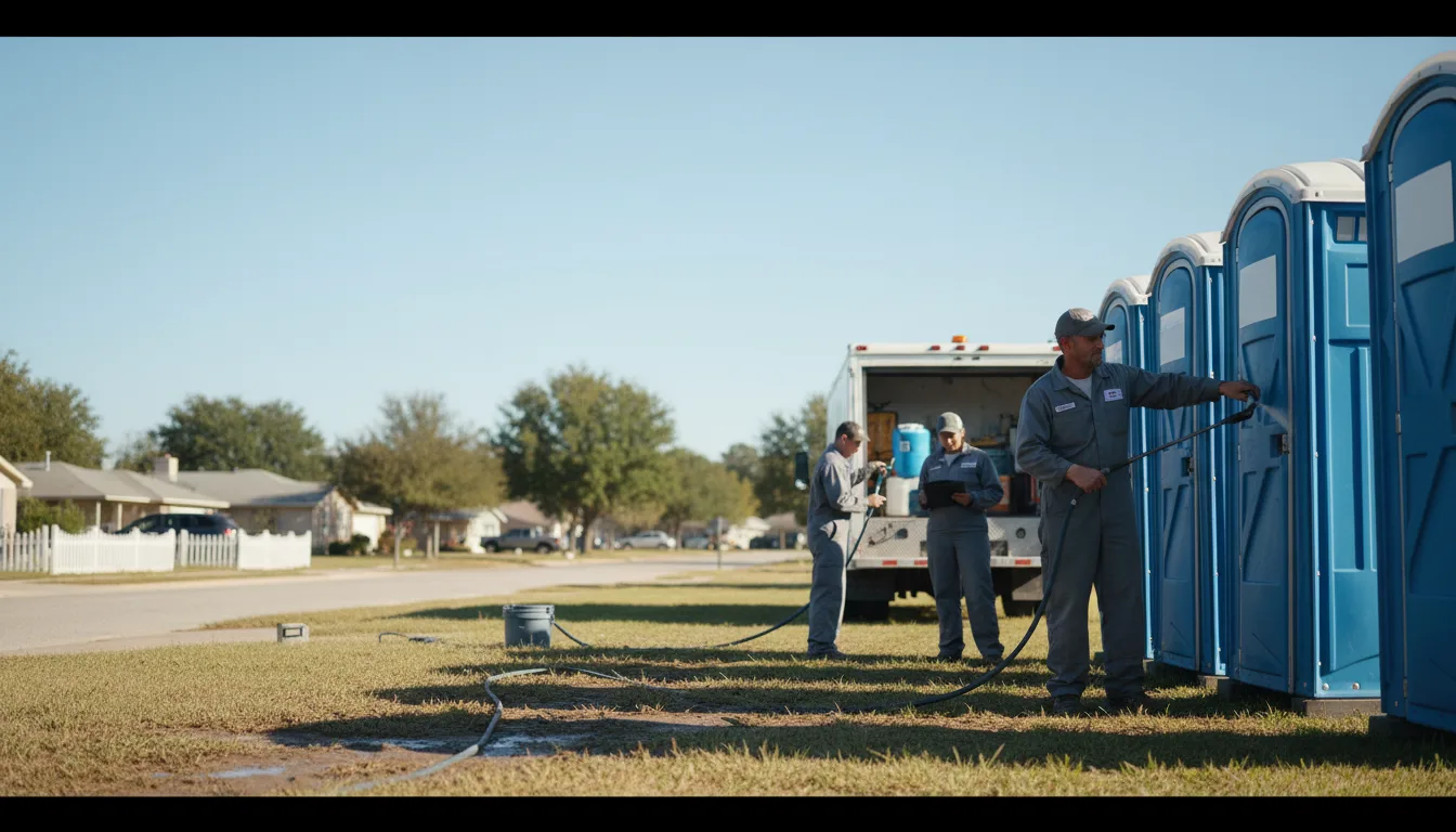 Long-Term Portable Toilet Rental in Galva, KS near me